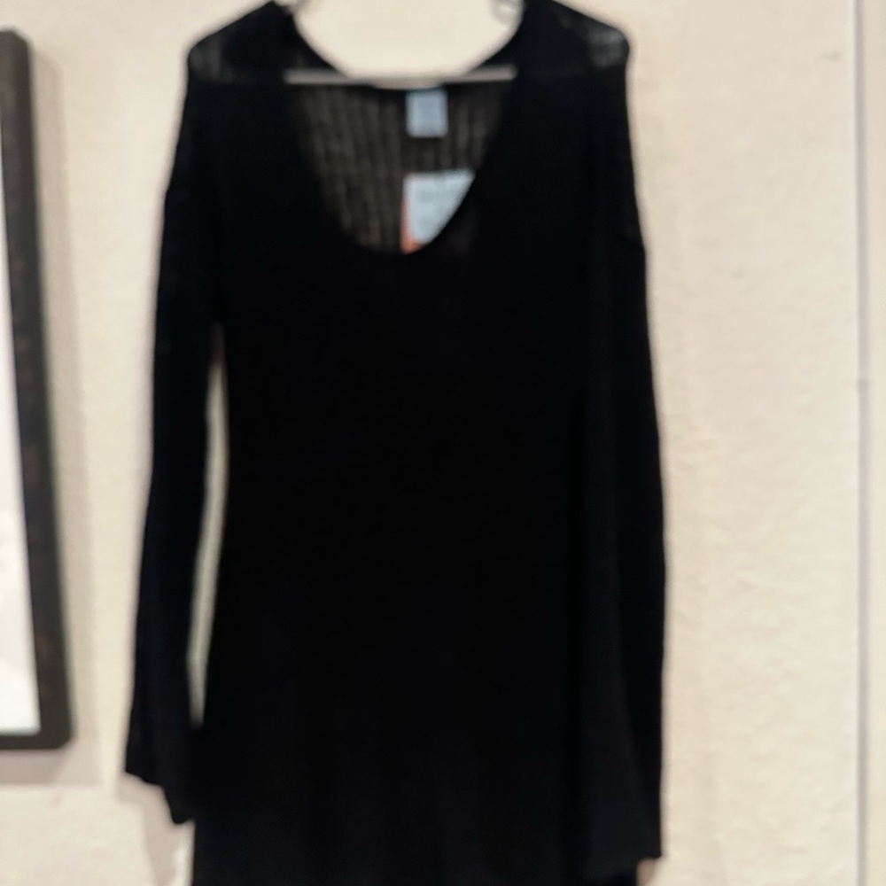 Shade & Shore crochet style swim cover up dress (XL)